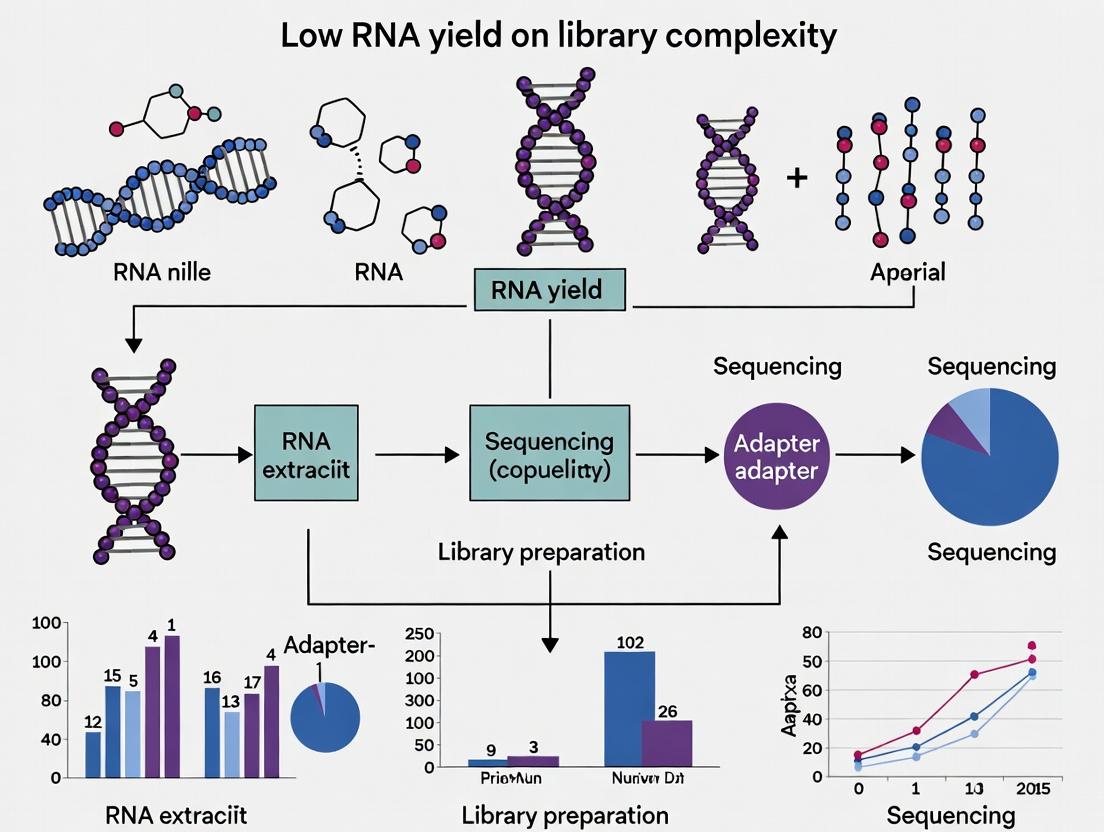The Critical Link: How Low RNA Yield Compromises Sequencing Library Complexity and Data Integrity