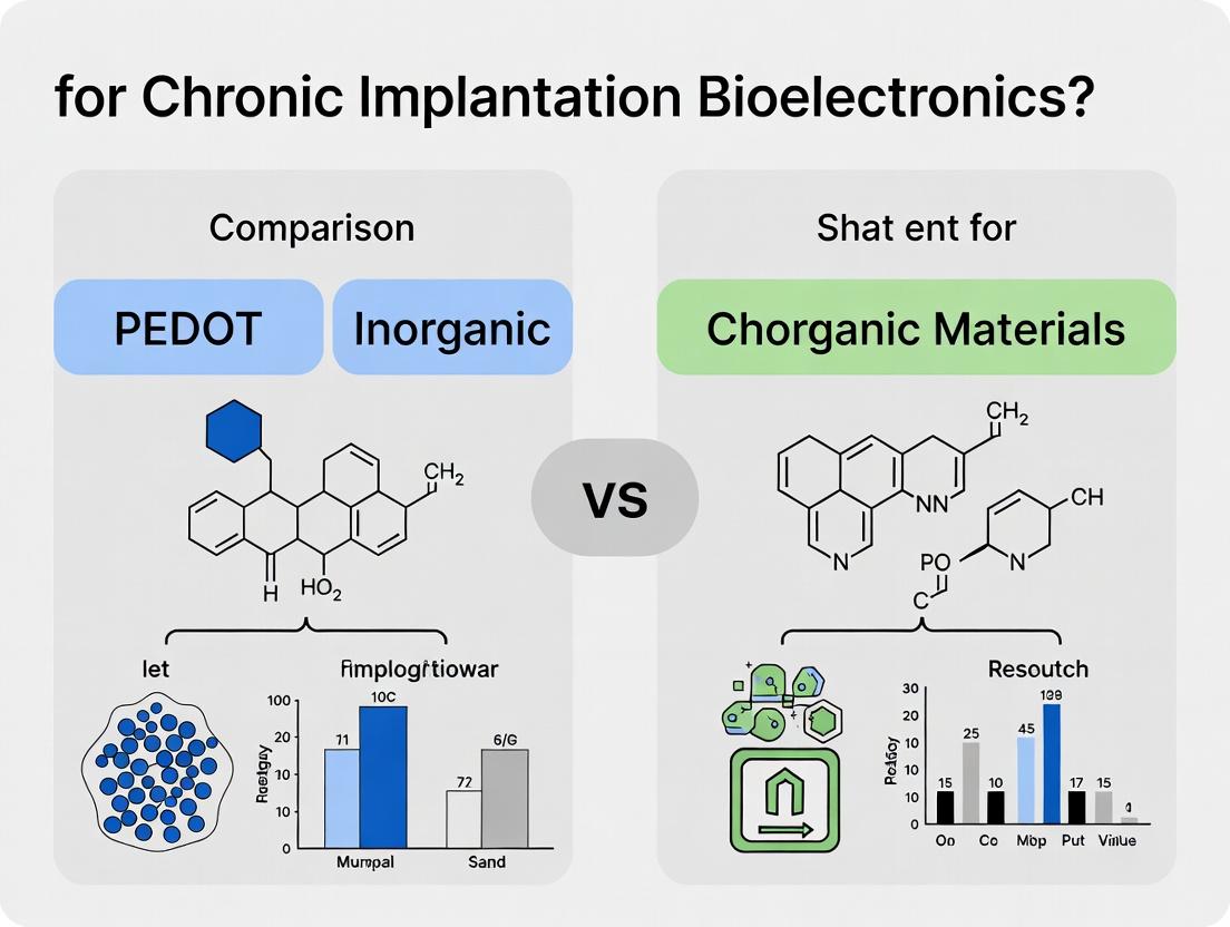 Chronic Implant Stability: PEDOT Conductive Polymers vs. Traditional Inorganic Materials for Next-Generation Bioelectronics
