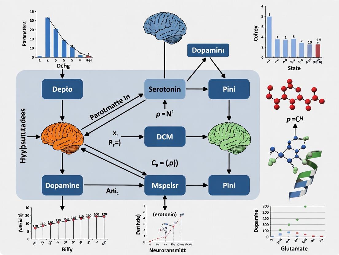 DCM Comparison for Neurotransmitter Hypotheses: A Framework for Computational Psychiatry and Drug Development