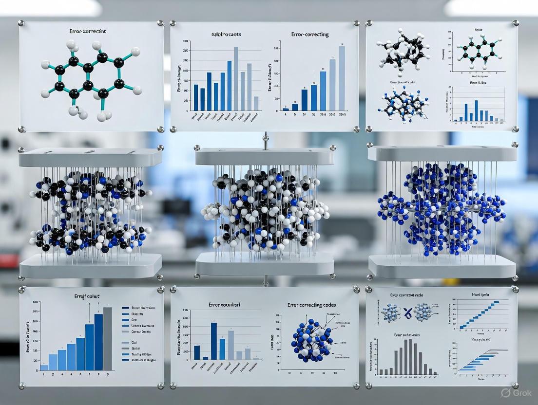 Quantum Error Correction Codes for Chemistry: A 2025 Comparative Analysis for Drug Development