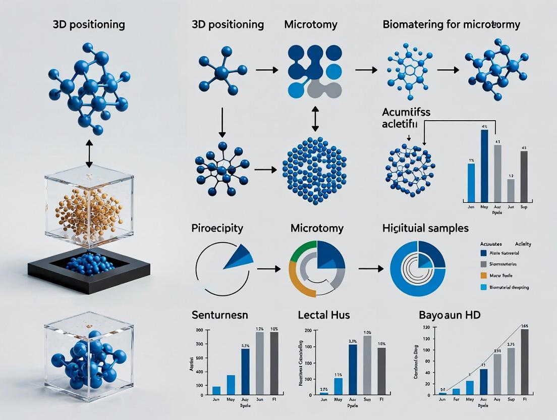 Precision 3D Positioning and Microtomy: Advanced Techniques for Biomaterial Sectioning and Analysis