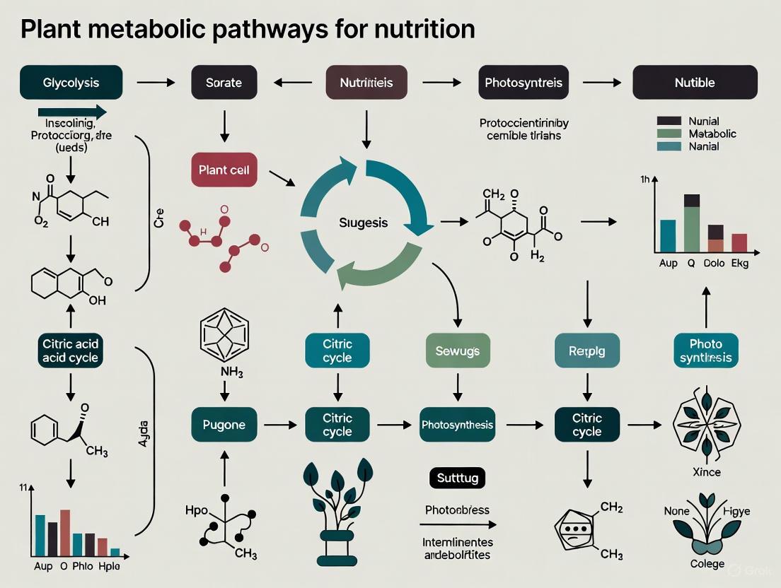 Engineering Plant Metabolic Pathways for Nutrition: From Biofortification to Smart Crops