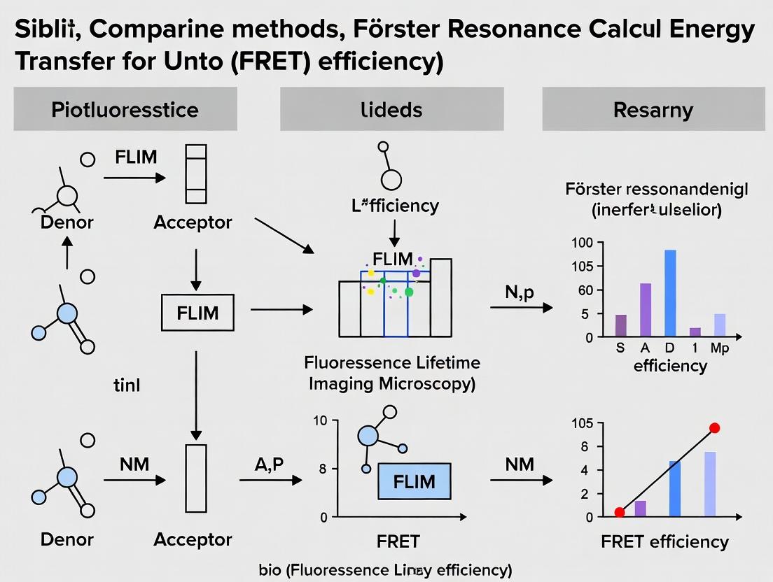 FRET Efficiency Showdown: A Comparative Guide to FLIM Calculation Methods for Precision in Biomedical Research
