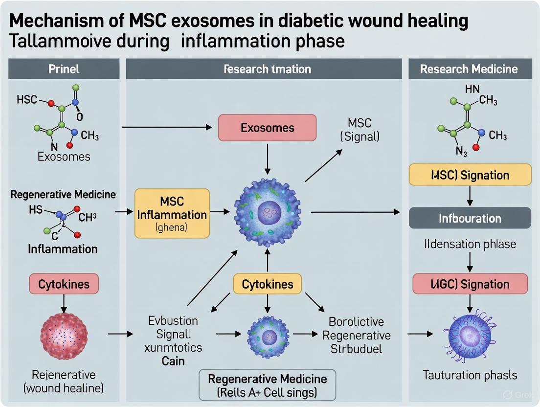 Targeting Chronic Inflammation: The Molecular Mechanism of MSC Exosomes in Diabetic Wound Healing