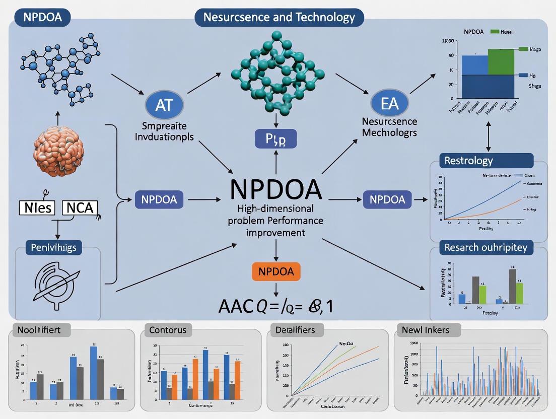 Enhancing High-Dimensional Problem Solving with NPDOA: A Brain-Inspired Optimization Strategy for Drug Development