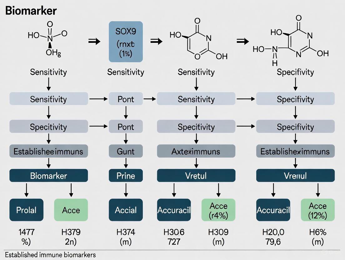SOX9 as an Emerging Immune Biomarker: Performance, Mechanisms, and Clinical Potential Versus Established Markers