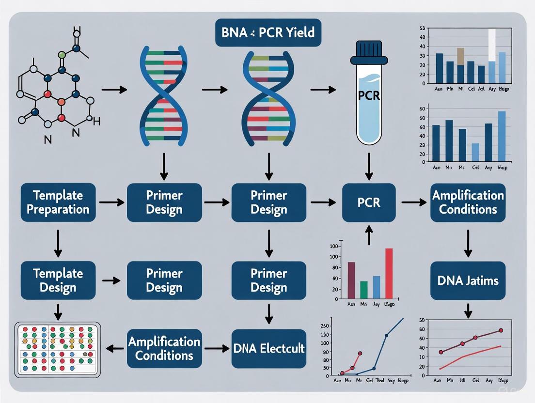 Advanced Strategies for Maximizing PCR Yield with Challenging DNA Templates