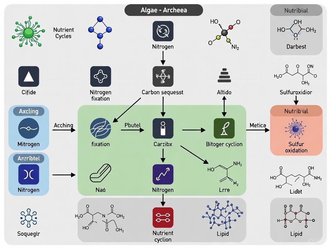 Unveiling the Hidden Symbiosis: How Algae-Archaea Interactions Drive Global Biogeochemical Cycles and Shape Our World