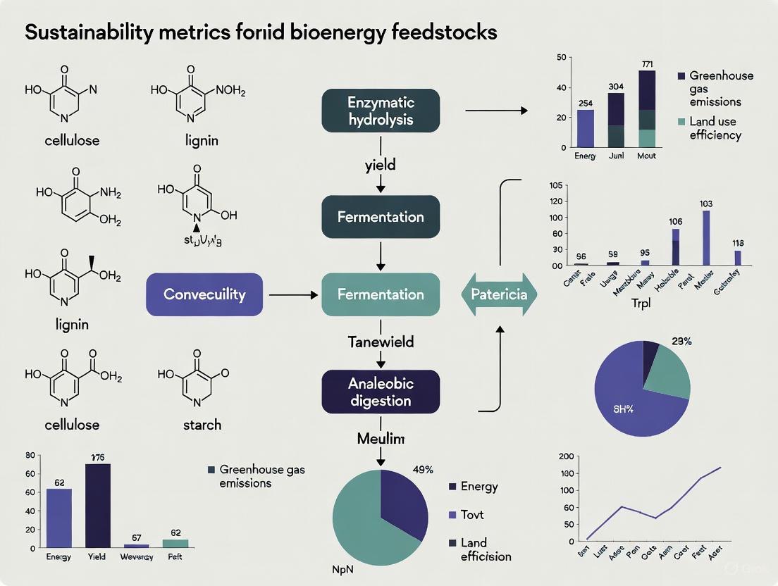Sustainable Bioenergy Feedstocks: A Comprehensive Guide to Metrics, Assessment, and Optimization for Research and Development