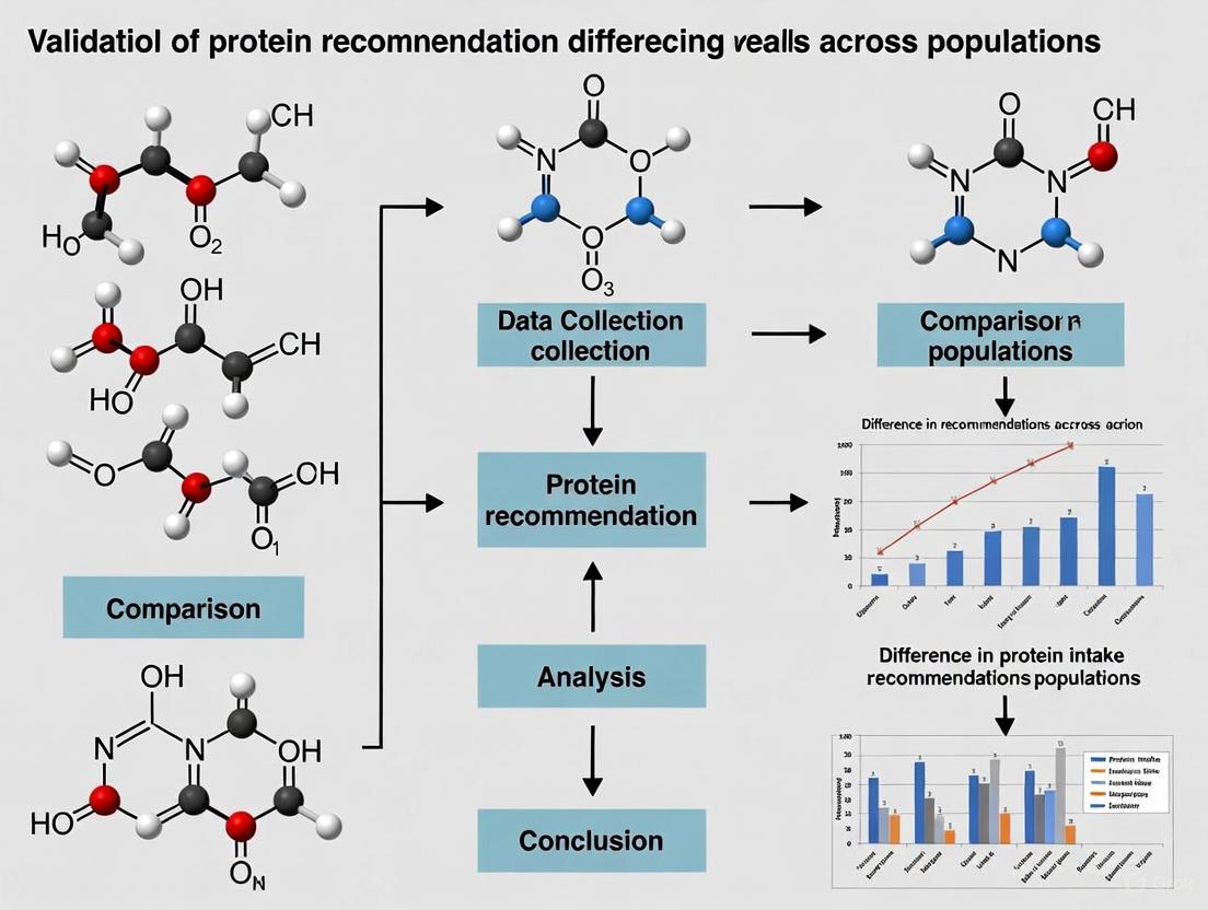 Beyond One-Size-Fits-All: Validating Protein Recommendations for Diverse Populations in Biomedical Research