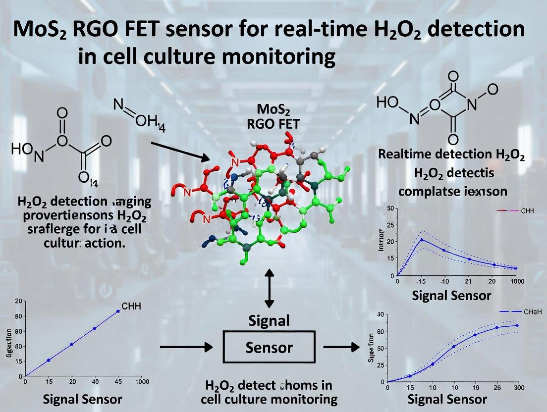 Real-Time Hydrogen Peroxide Monitoring in Live Cells: A MoS2-RGO FET Biosensor Protocol