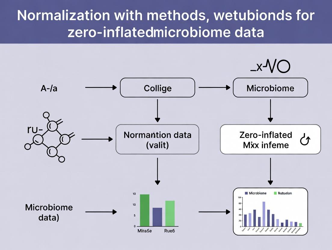 Beyond the Zeros: A Comprehensive Guide to Normalization Methods for Zero-Inflated Microbiome Data Analysis