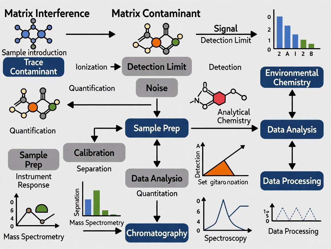 Overcoming Matrix Interference: Advanced Strategies for Accurate Trace-Level Contaminant Detection