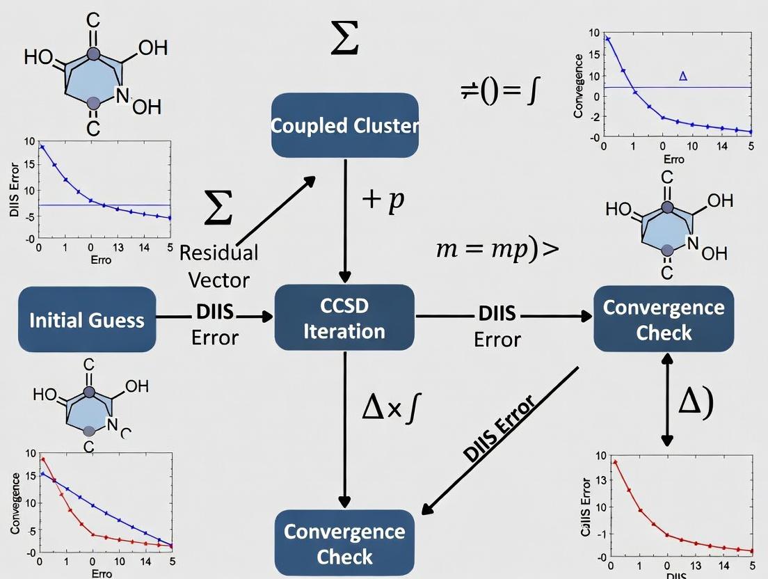 Convergence Challenges: Diagnosing and Solving DIIS Problems in Coupled Cluster Early Iterations for Drug Discovery