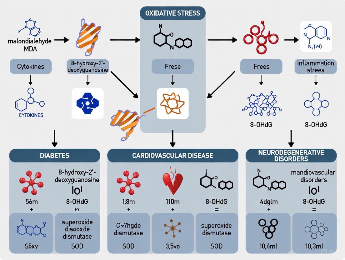 Oxidative Stress Biomarkers in Chronic Disease: A Comparative Guide for Research and Drug Development