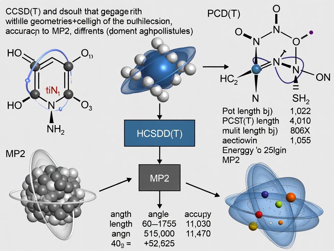 CCSD(T) vs MP2 for Molecular Geometries: Accuracy Benchmarks for Computational Chemistry & Drug Design