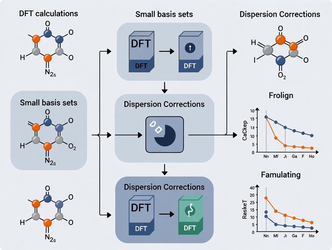 Balancing Speed and Accuracy: DFT with Small Basis Sets and Dispersion Corrections in Modern Drug Discovery