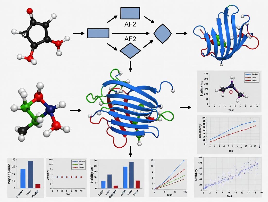 Beyond Prediction: Validating De Novo Enzyme Structures with AlphaFold2
