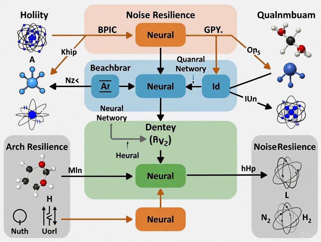 Benchmarking Noise Resilience in Quantum Neural Networks: Frameworks and Applications for Drug Discovery