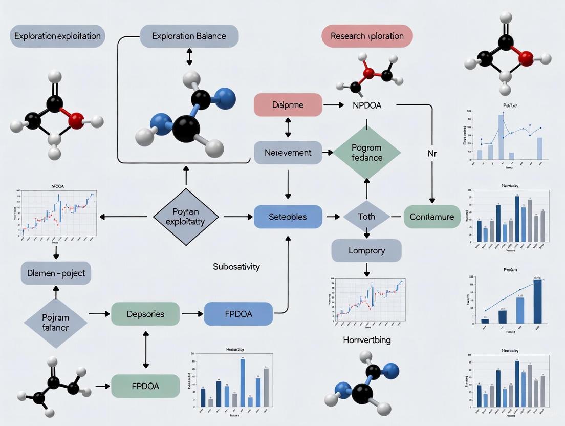 Balancing Exploration and Exploitation in Drug Discovery: Strategies for Optimizing the NPDOA Process