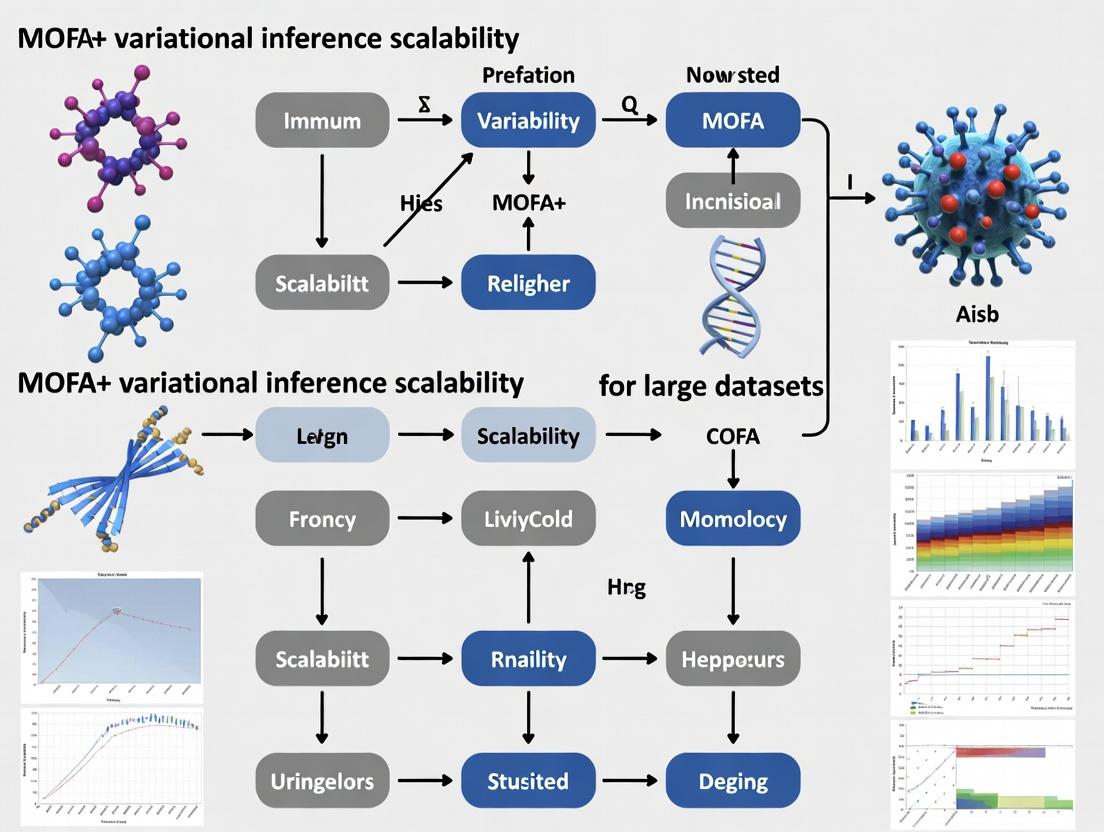 Scalable Multi-Omics Integration: A Deep Dive into MOFA+ and Stochastic Variational Inference for Large-Scale Biomedical Datasets