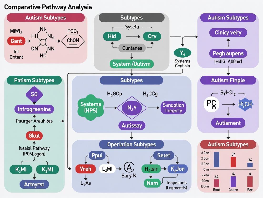 Decoding Autism Heterogeneity: A Comparative Pathway Analysis of Biologically Distinct Subtypes