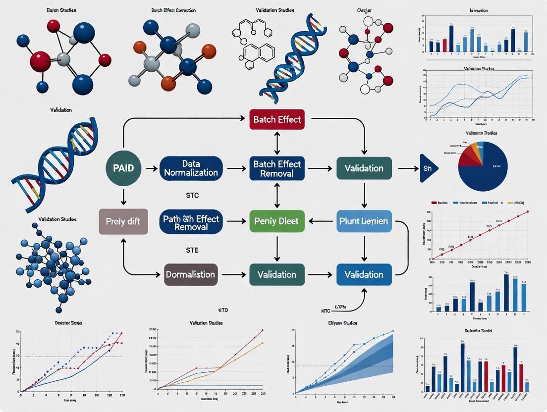 Batch Effect Correction in Validation Studies: A Practical Guide for Robust and Reproducible Biomarker Discovery