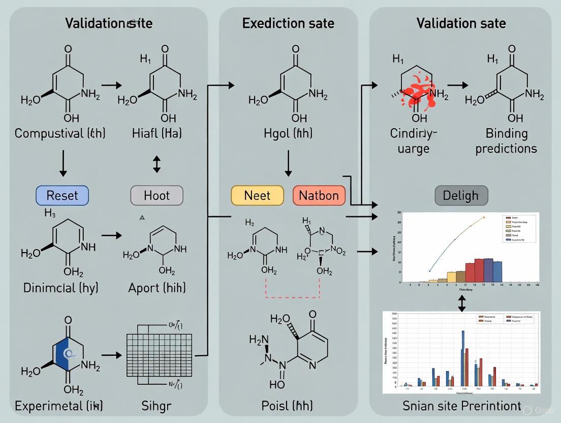 Bridging the Gap: A Practical Guide to Validating Computational Binding Site Predictions with Experimental Data