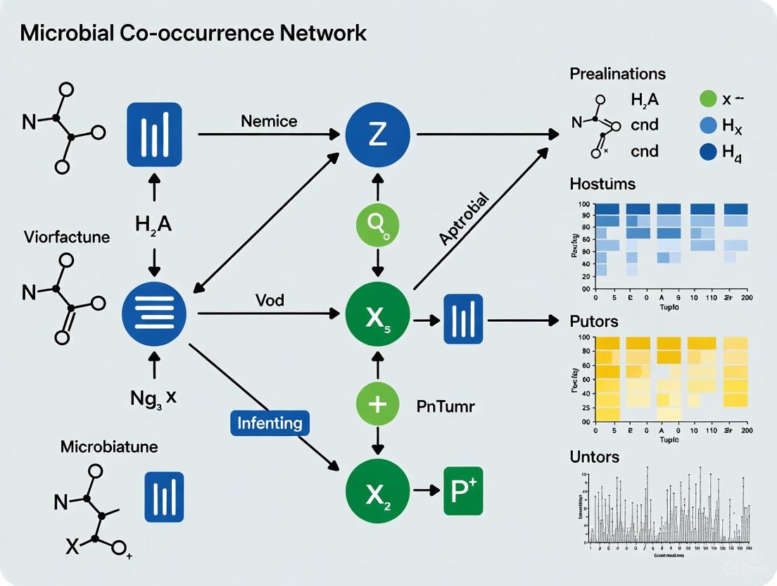 Microbial Co-occurrence Network Inference: A Comprehensive Guide to Algorithms, Validation, and Biomedical Applications