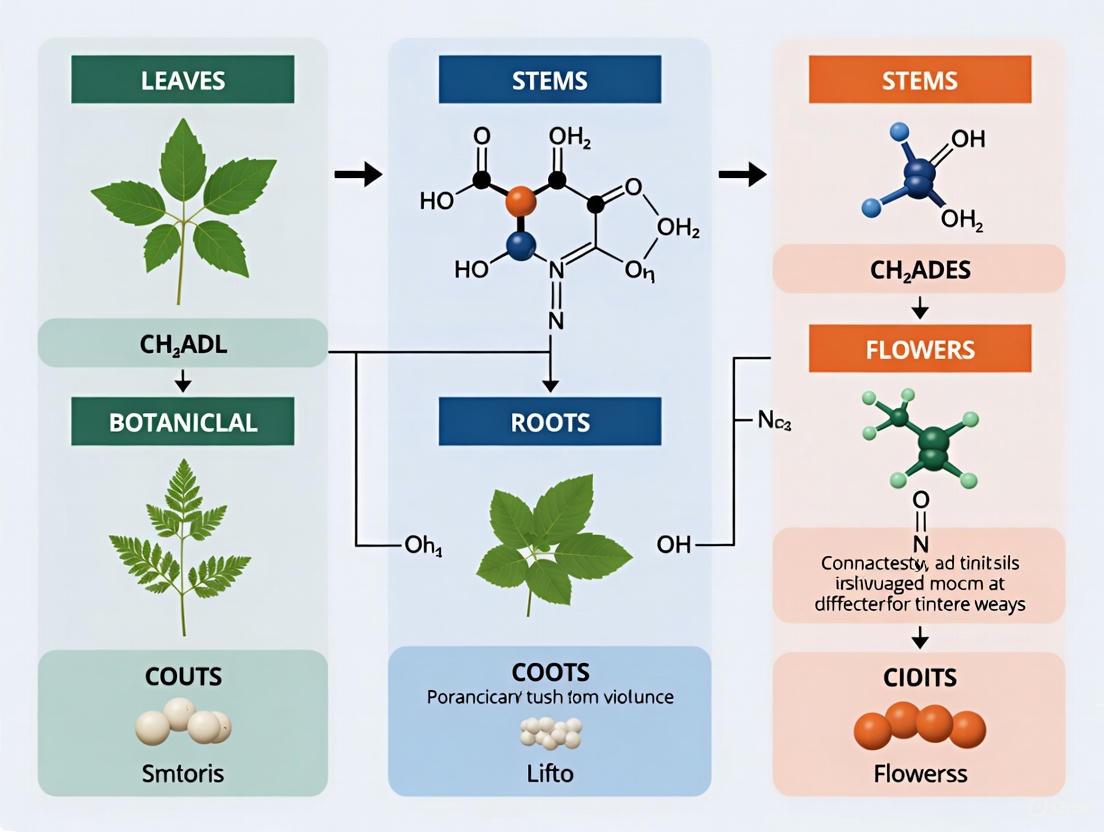 Quantitative Chemical Profiling of Botanical Parts: Methods, Applications, and Challenges in Drug Discovery