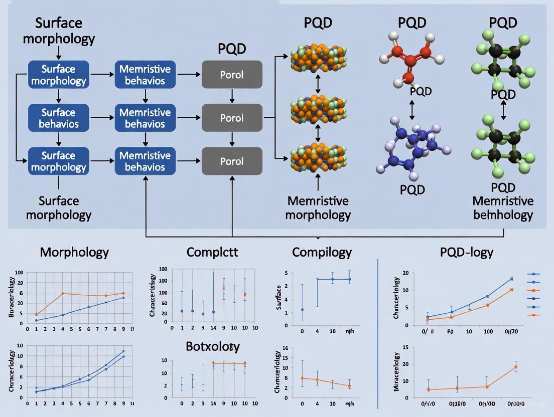 Surface Morphology and Memristive Characteristics: A Comparative Analysis of Polymer-Quantum Dot Composites for Next-Generation Electronics