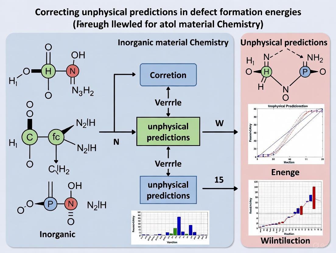 Correcting Unphysical Predictions in Defect Formation Energies: From Computational Fixes to AI Solutions