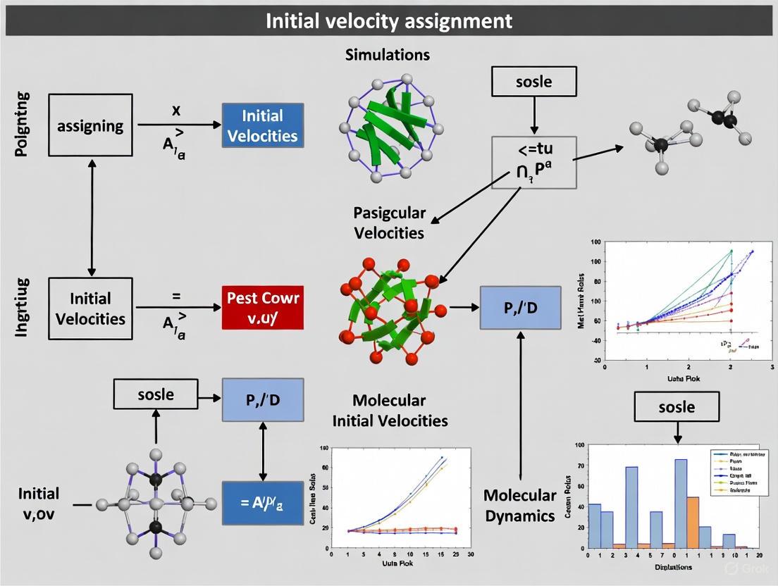 Initial Velocity Assignment in Molecular Dynamics: Foundations, Best Practices, and Impact on Drug Discovery