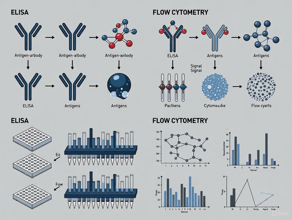ELISA vs Flow Cytometry: A Comprehensive Guide to Immunochemical Methods for Biomedical Research