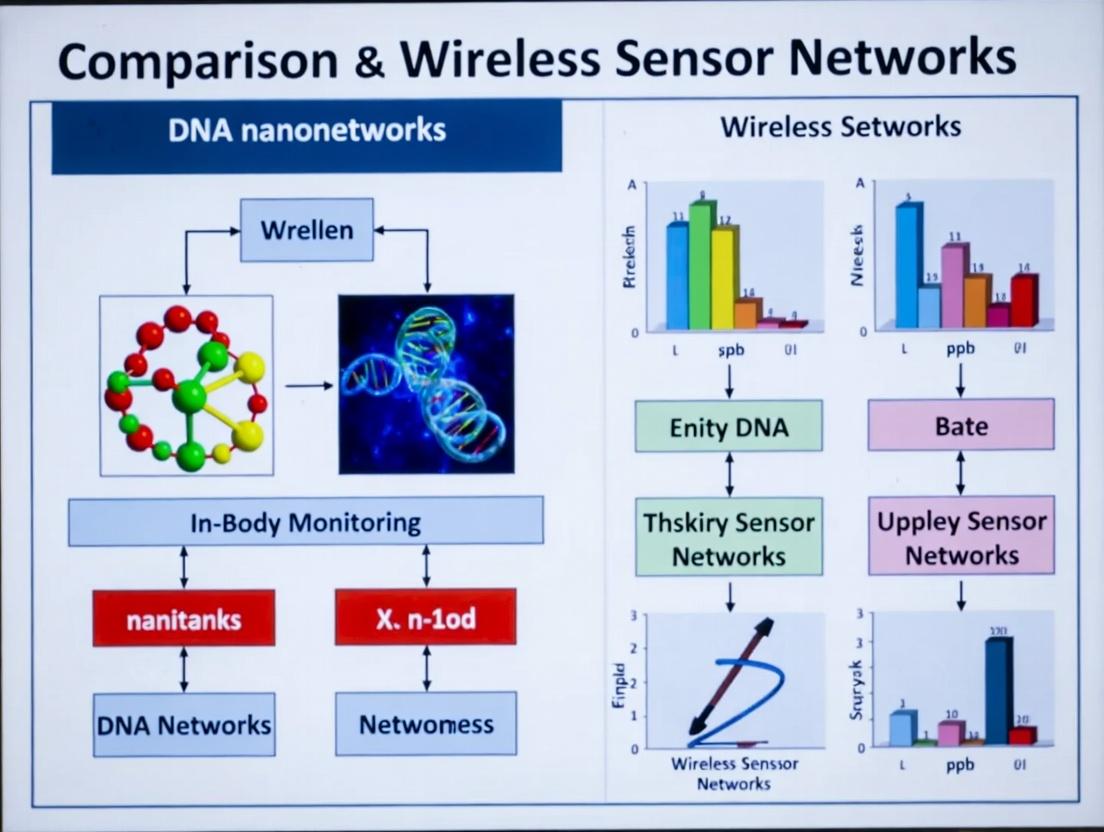 Molecular vs. Electronic Sensing: DNA Nanonetworks and Wireless Sensor Networks for Advanced In-Body Monitoring