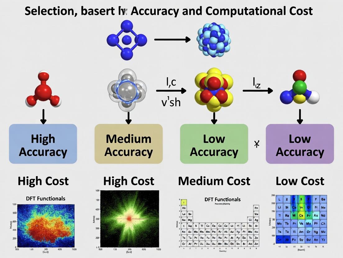Balancing Act: How to Select the Right DFT Functional for Accuracy vs. Computational Cost in Drug Discovery