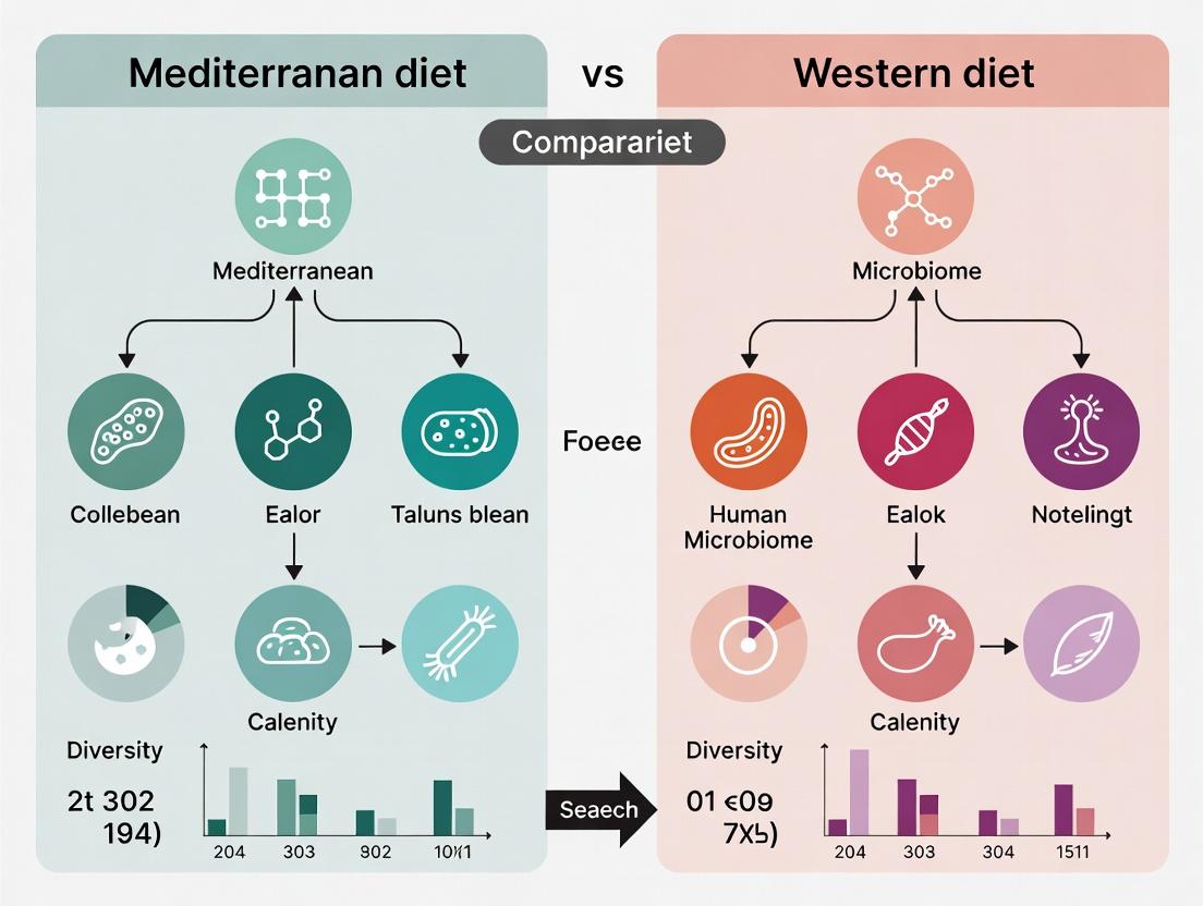 Dietary Blueprint for Microbial Health: Comparative Analysis of Mediterranean vs Western Diet Effects on the Human Microbiome in Biomedical Research
