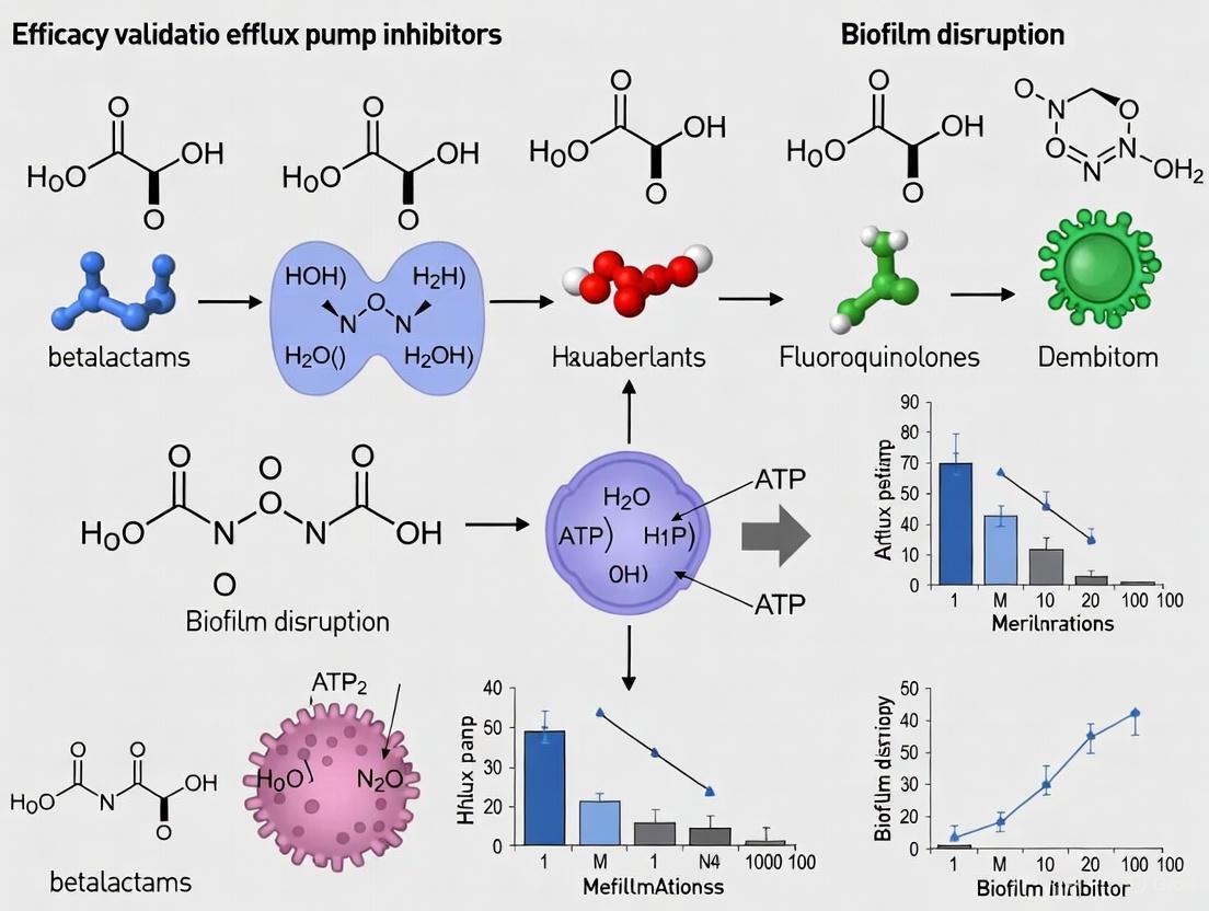 Efflux Pump Inhibitors as Biofilm Disruptors: Efficacy Validation and Strategies to Combat Antimicrobial Resistance
