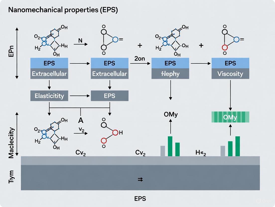 Nanomechanical Properties of Extracellular Polymeric Substances (EPS): From Fundamental Characterization to Advanced Drug Delivery Applications
