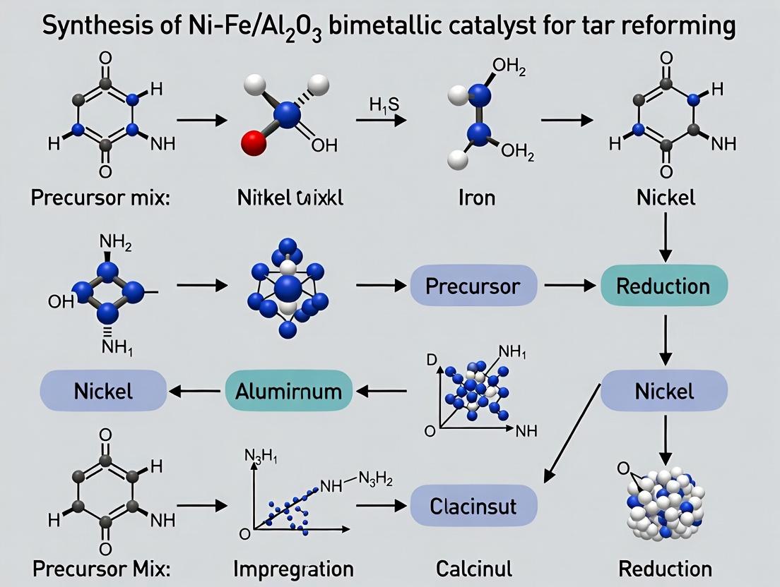 Ni-Fe/Al2O3 Bimetallic Catalysts: Advanced Synthesis, Optimization, and Application in Tar Reforming for Clean Syngas Production