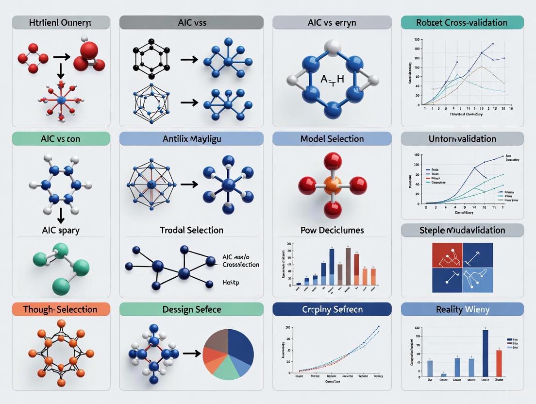 AIC vs. Cross-Validation: A Practical Guide to Model Selection for Biomedical Researchers