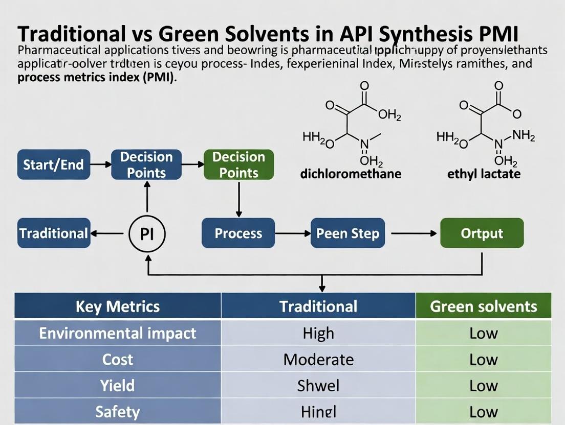 Greening Pharma: A Data-Driven Comparison of Traditional vs. Green Solvents in API Synthesis PMI