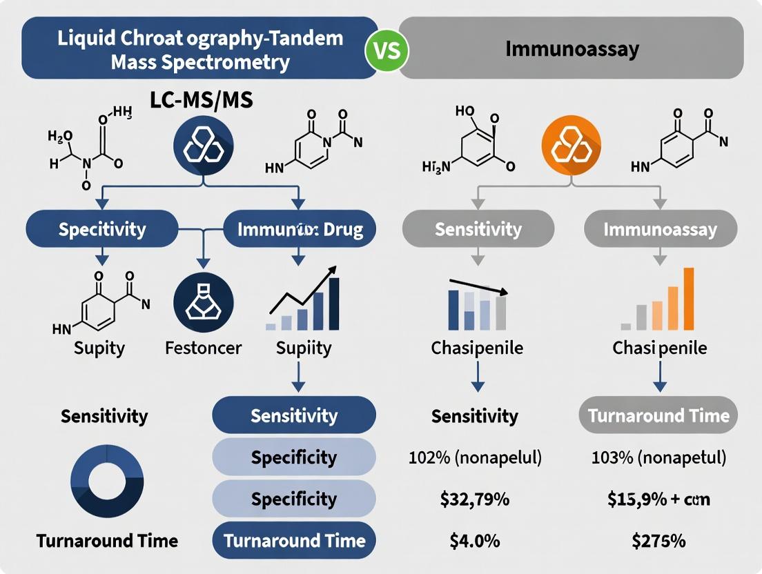 Therapeutic Drug Monitoring Showdown: When to Choose LC-MS/MS vs. Immunoassay in Research & Drug Development
