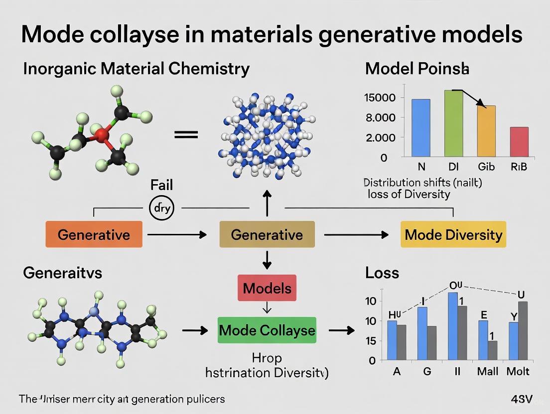 Overcoming Mode Collapse in Generative AI for Materials Discovery: Strategies for Robust Molecular Design