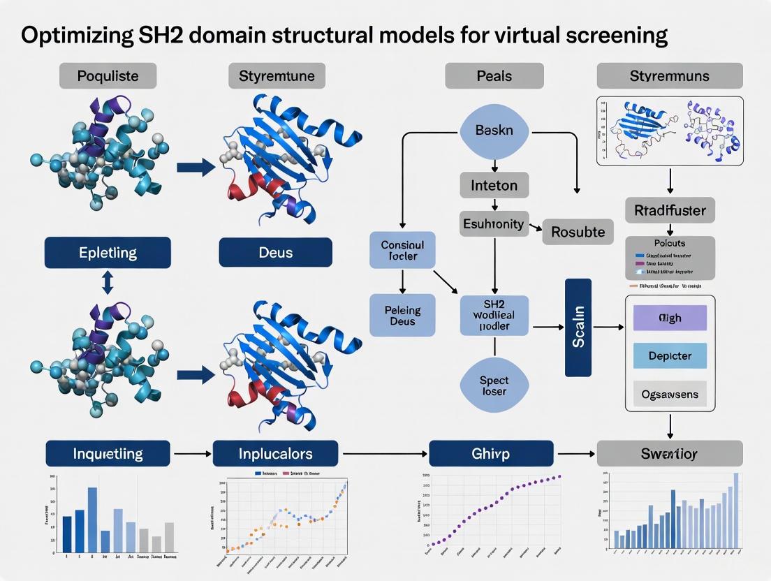 Optimizing SH2 Domain Structural Models for Enhanced Virtual Screening in Drug Discovery