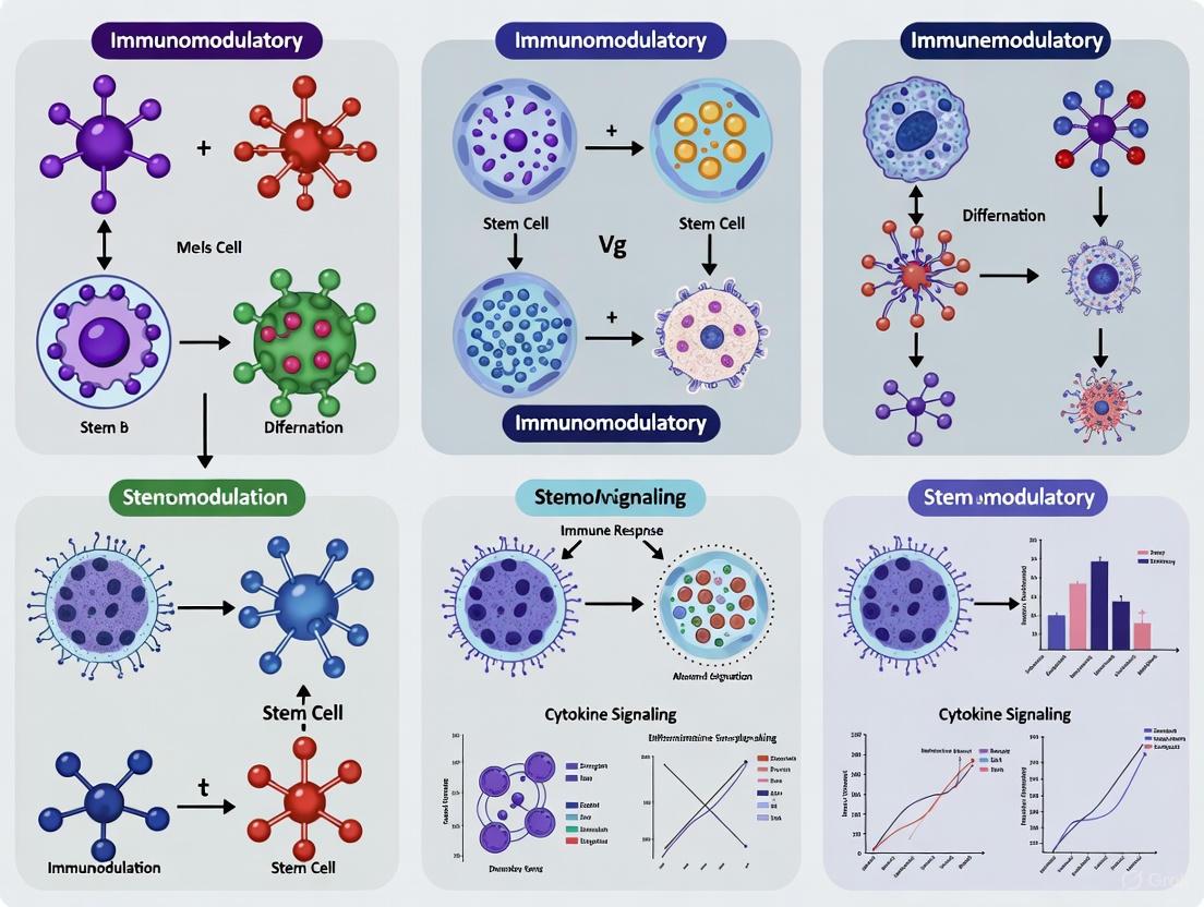 Comparative Analysis of Stem Cell Immunomodulatory Properties: Mechanisms, Applications, and Clinical Translation