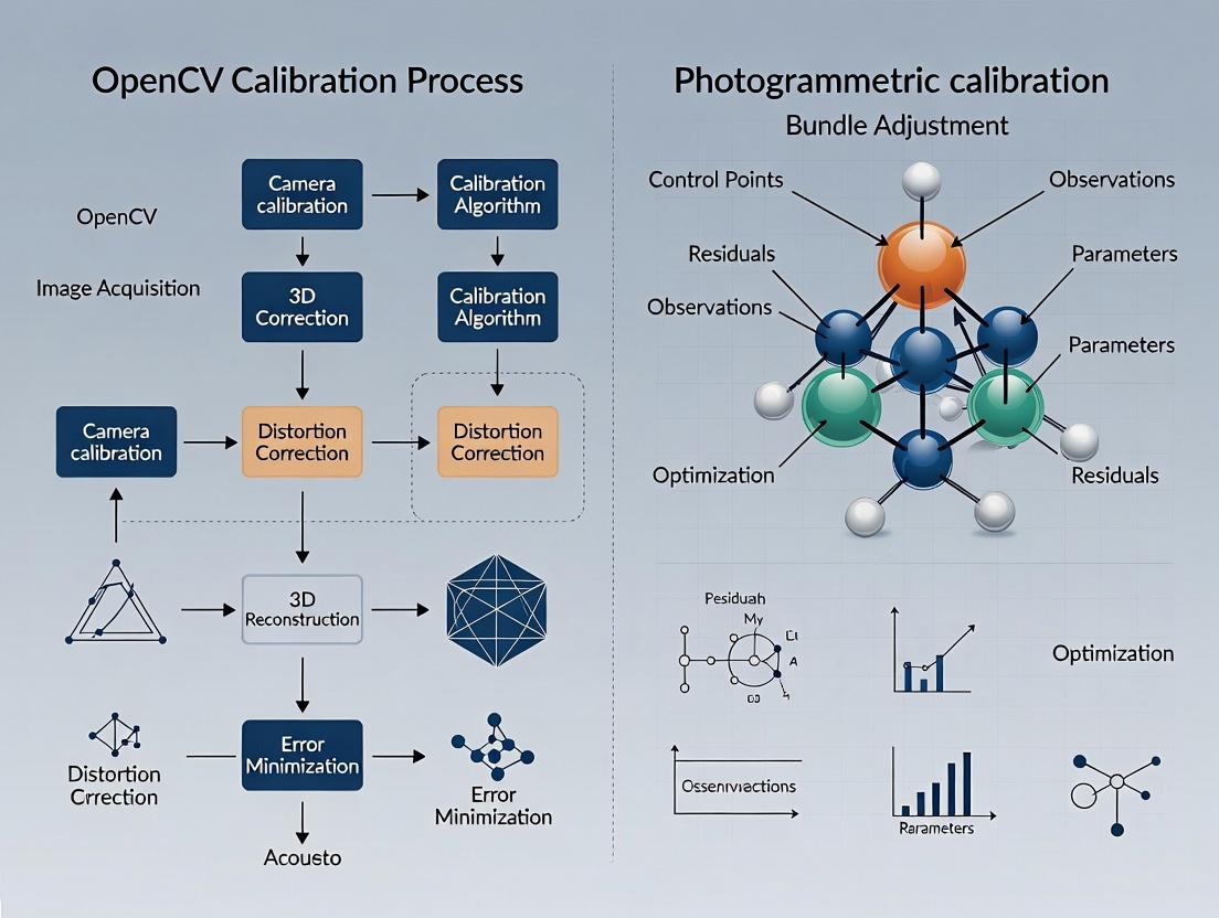 Computer Vision in Biomedical Research: OpenCV vs. Photogrammetric Bundle Adjustment for 3D Reconstruction & Calibration