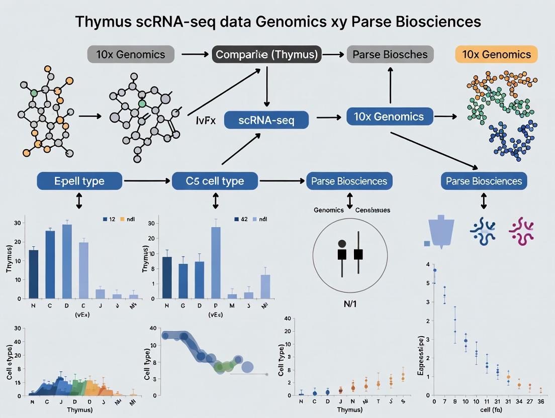 Thymus Atlas at Single-Cell Resolution: A Head-to-Head Comparison of 10x Genomics vs. Parse Biosciences scRNA-seq Technologies