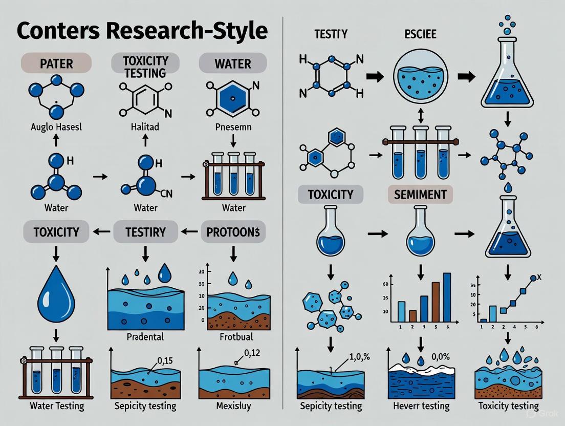 Water and Sediment Toxicity Testing: Comprehensive Field and Laboratory Protocols for Environmental Risk Assessment