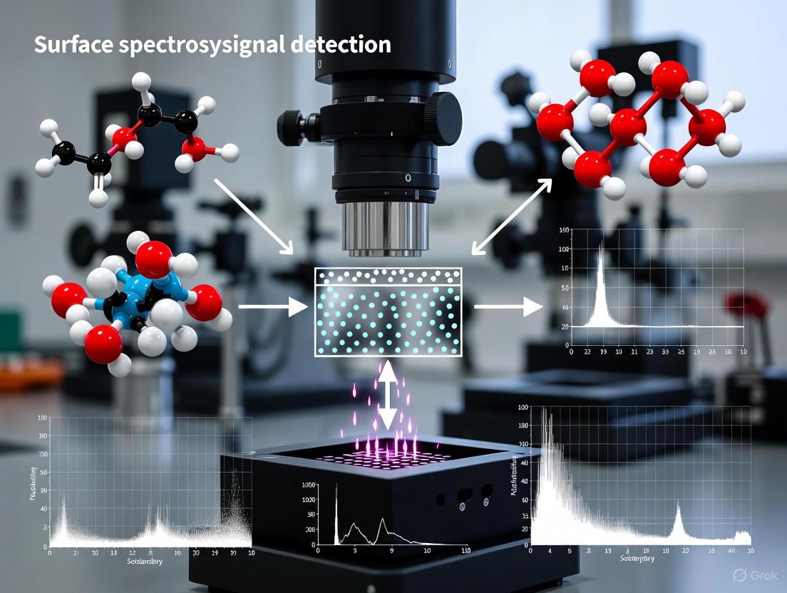 Optimizing Signal Detection in Surface Spectroscopy: Advanced Strategies for Biomedical Research